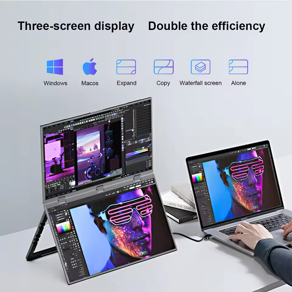 AFAR Dual-screenl monitor foldable