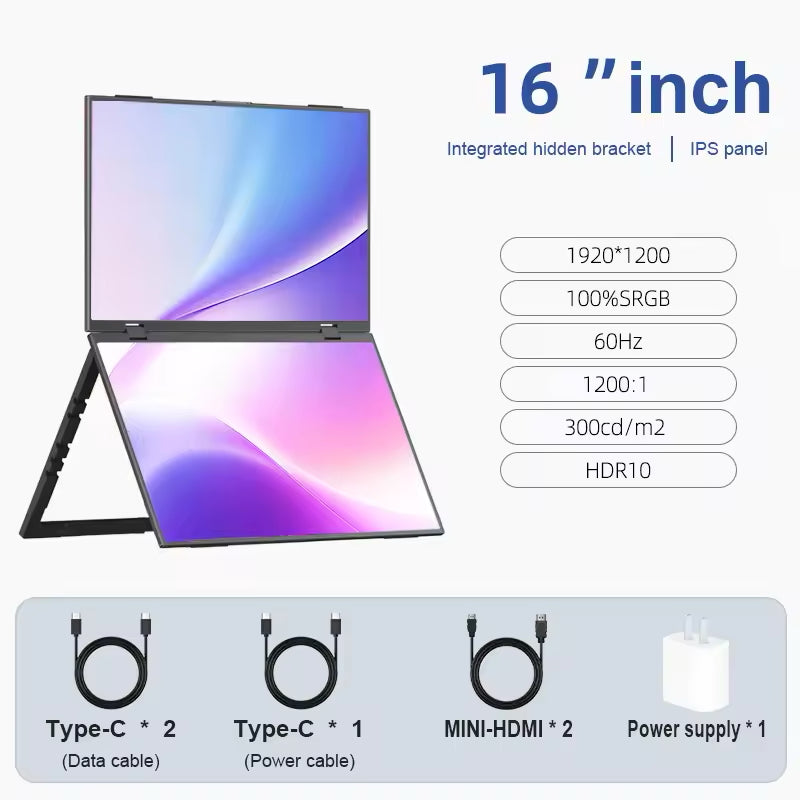 AFAR Dual-screenl monitor foldable